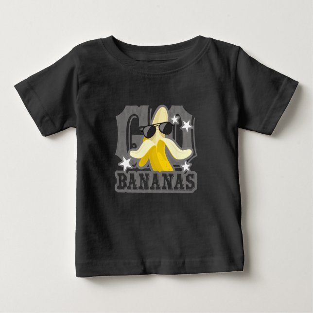 T-shirt Pour Bébé Go Bananas (Devant)