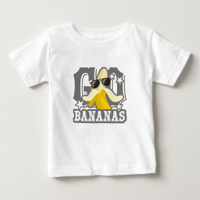 T-shirt Pour Bébé Go Bananas (Devant)