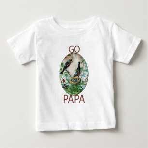 T-shirt Pour Bébé Go Papa