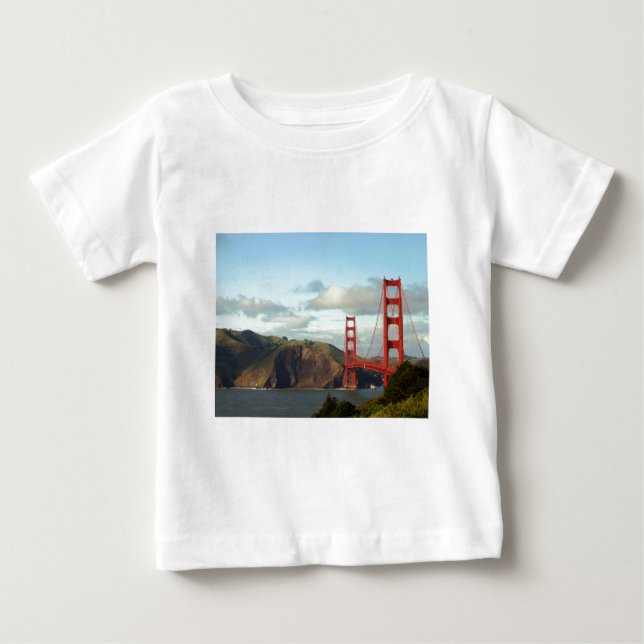 T-shirt Pour Bébé Golden gate bridge (Devant)