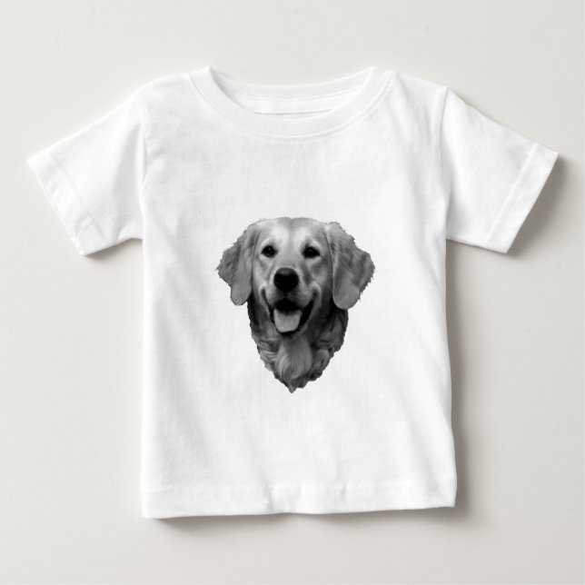 T-shirt Pour Bébé Golden retriever (Devant)