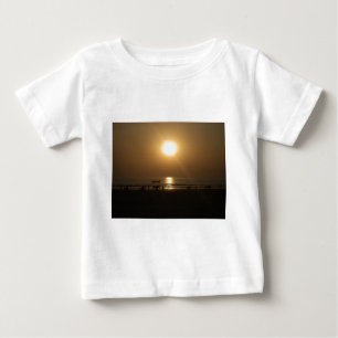 T-shirt Pour Bébé Golden Summer Sunset Réflexion sur la plage