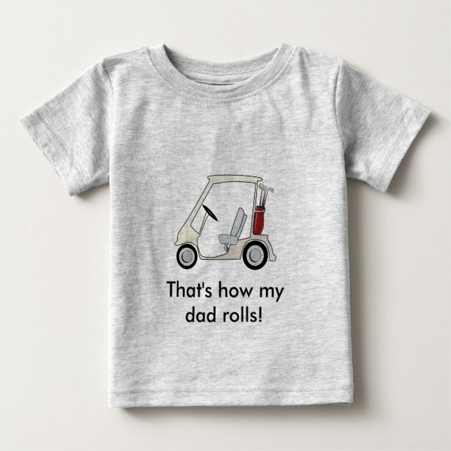 T-shirt Pour Bébé golf_cart (Devant)