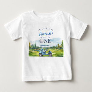 T-shirt Pour Bébé Golf Hole In One 1er Anniversaire 