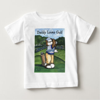 T-shirt Pour Bébé Golfeur masculin