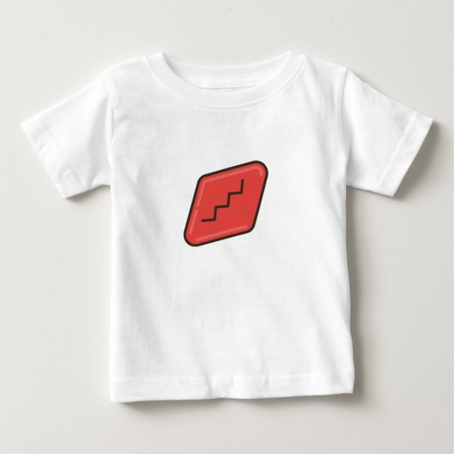 T-shirt Pour Bébé gomme à vin (Devant)