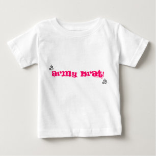 T-shirt Pour Bébé Gosse d'armée !