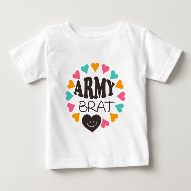 T-shirt Pour Bébé Gosse d'armée (Devant)