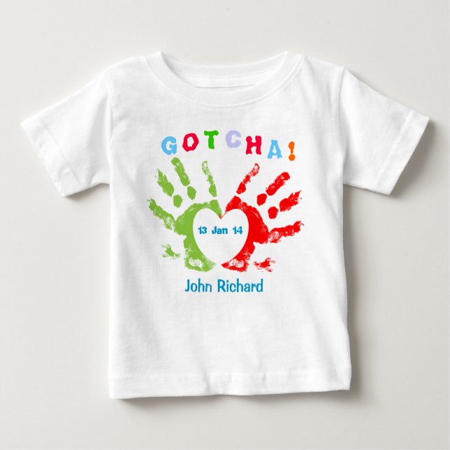 T-shirt Pour Bébé Gotcha jour (Devant)