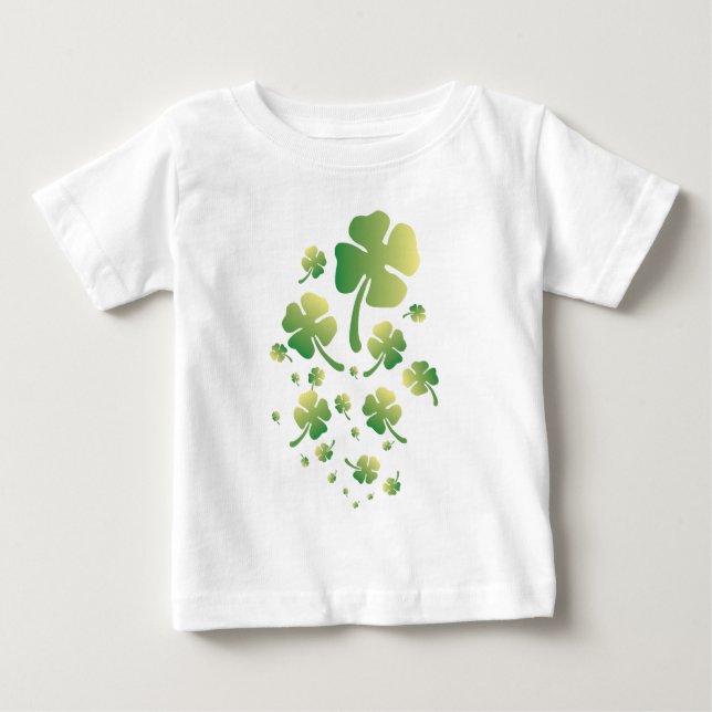 T-shirt Pour Bébé Gradient de St. Patrick (Devant)