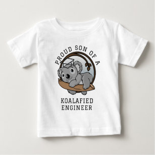 T-shirt Pour Bébé Graduation 2023 Ingénieur Grad Custom Koala Ours
