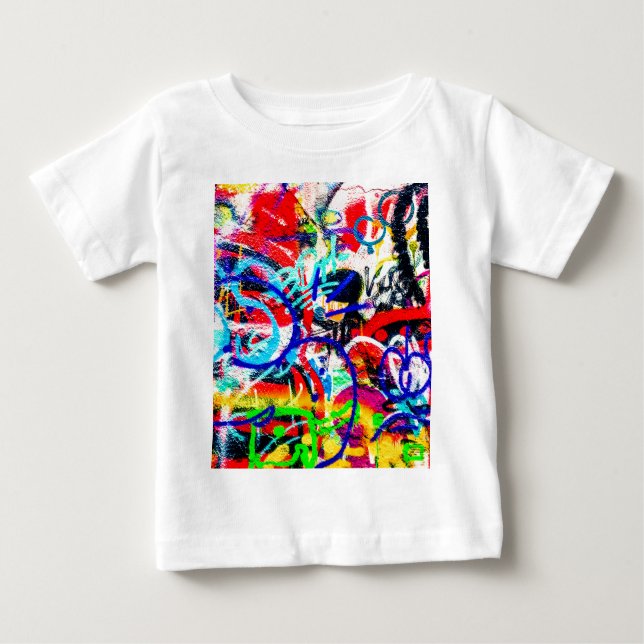 T-shirt Pour Bébé Graffiti fou graveleux (Devant)