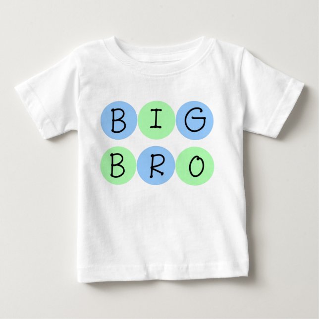 T-SHIRT POUR BÉBÉ GRAND BRO (Devant)