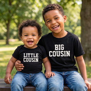 T-shirt Pour Bébé Grand Cousin Famille Assortie
