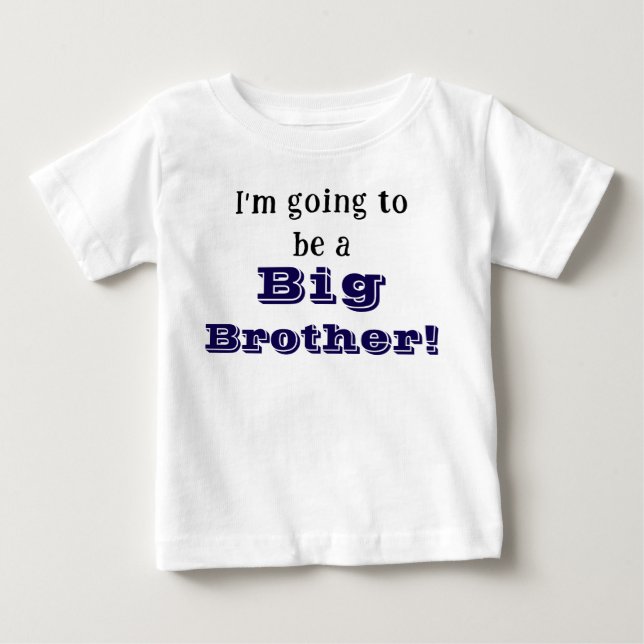 T-shirt Pour Bébé Grand Frère (Devant)