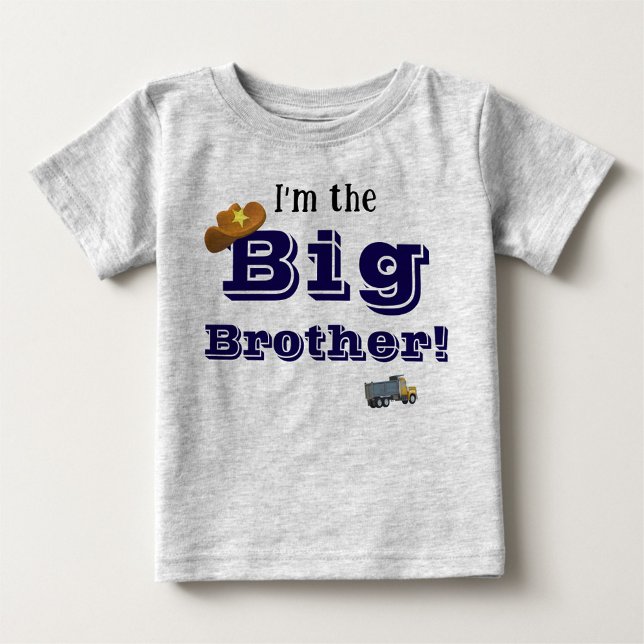 T-shirt Pour Bébé Grand Frère (Créateur téléchargé)