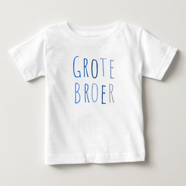 T-shirt Pour Bébé grand frère (Devant)