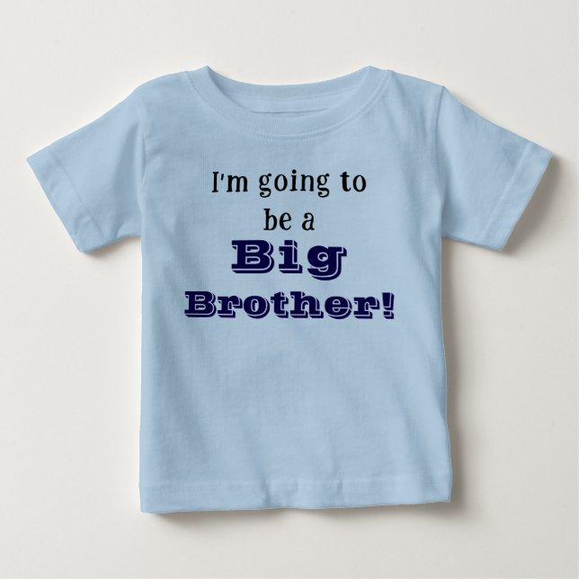 T-shirt Pour Bébé Grand frère (Devant)