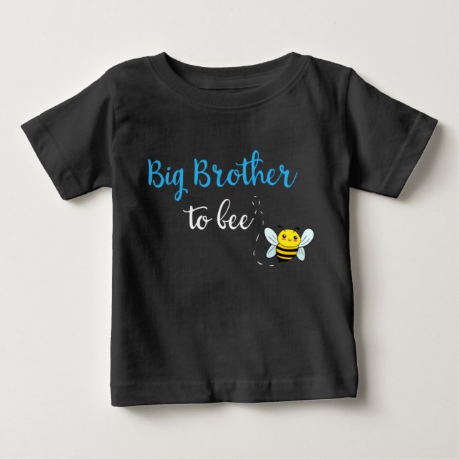 T-shirt Pour Bébé Grand frère à être (Devant)