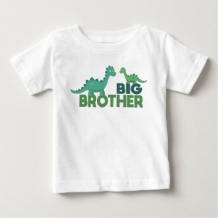T-shirt Pour Bébé Grand frère dinosaure dessin animé animal