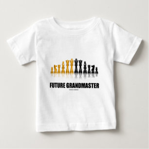 T-shirt Pour Bébé Grand maître futur (jeu d'échecs)