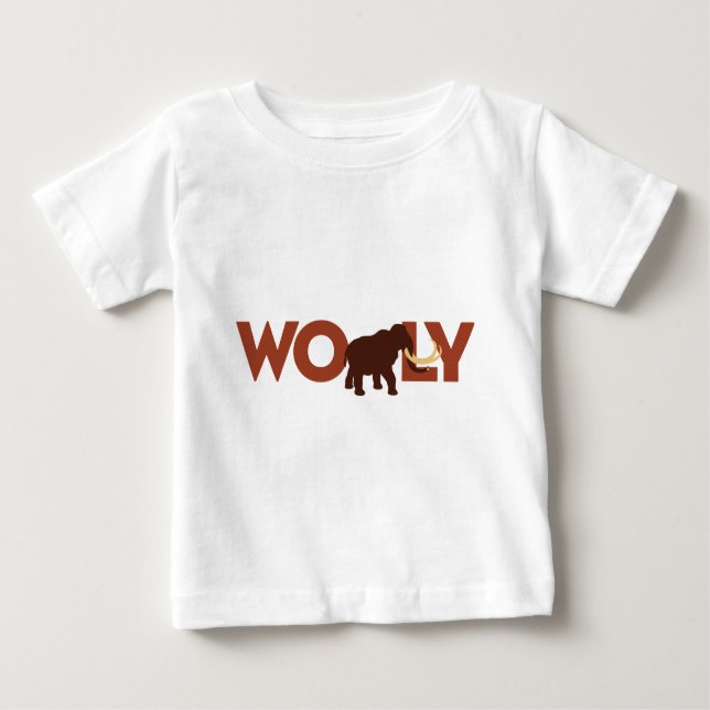T-shirt Pour Bébé Grand mammouth Wooly (Devant)