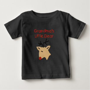 T-shirt Pour Bébé Grand-mère de Noël
