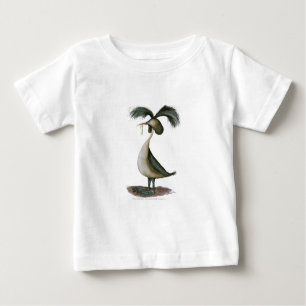 T-shirt Pour Bébé grand oiseau sauvage de grèbe crêté, fernandes