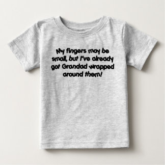 T-shirt Pour Bébé Grand-père est encerclé !