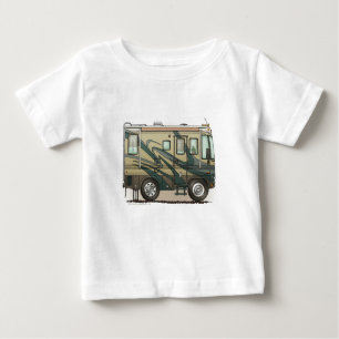 T-shirt Pour Bébé Grand rv car Motorhome du profondément satisfait