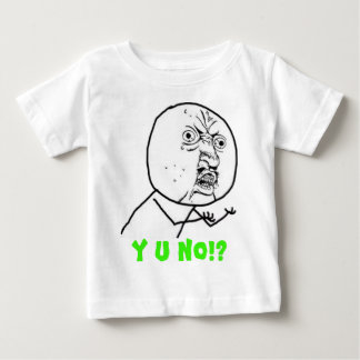 T-shirt Pour Bébé grand texte de y-u-aucun-type