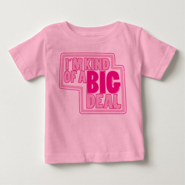 T-shirt Pour Bébé GRANDE affaire (Devant)