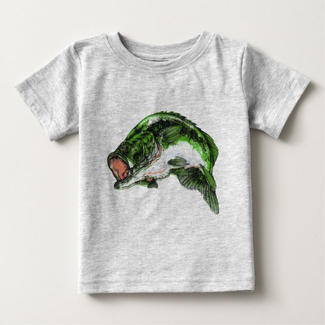T-shirt Pour Bébé Grande basse de bouche (Devant)