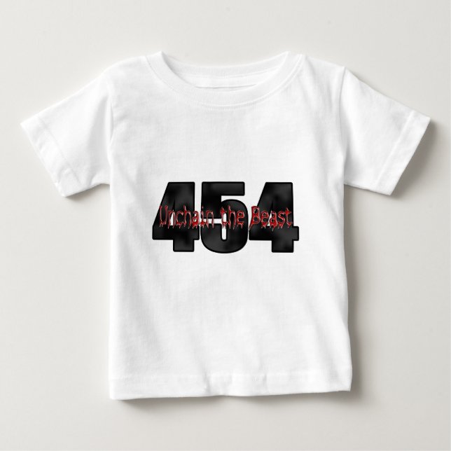 T-shirt Pour Bébé Grande bête du bloc 454 (Devant)