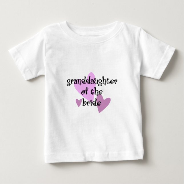 T-shirt Pour Bébé Grande fille de la mariée (Devant)