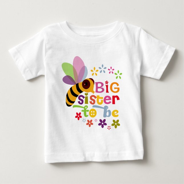 T-shirt Pour Bébé Grande Soeur (Devant)