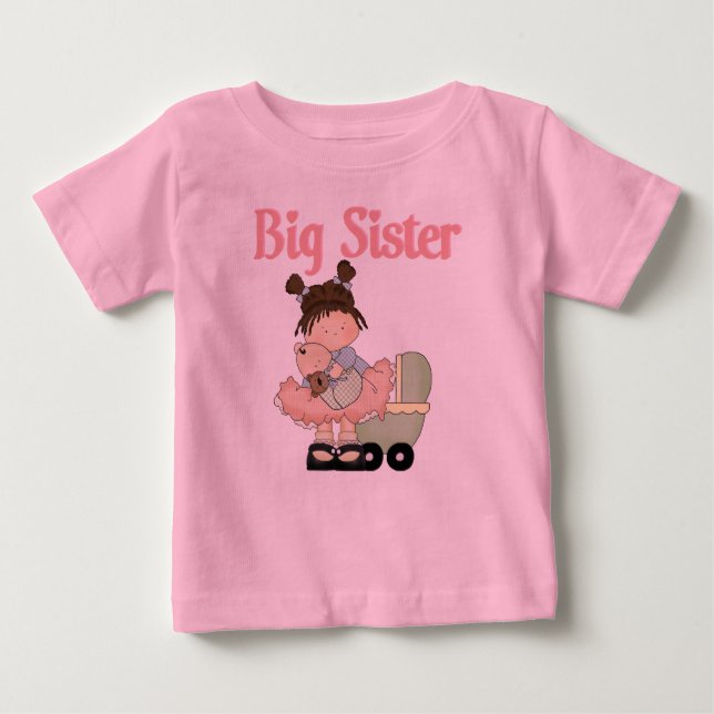 T-shirt Pour Bébé Grande soeur (Devant)
