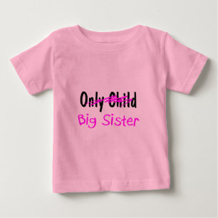 T-shirt Pour Bébé Grande soeur