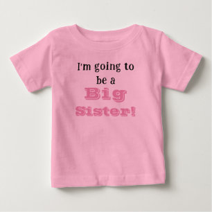 T-shirt Pour Bébé Grande Sœur