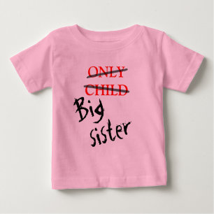 T-shirt Pour Bébé Grande soeur