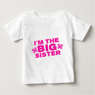 T-shirt Pour Bébé Grande soeur