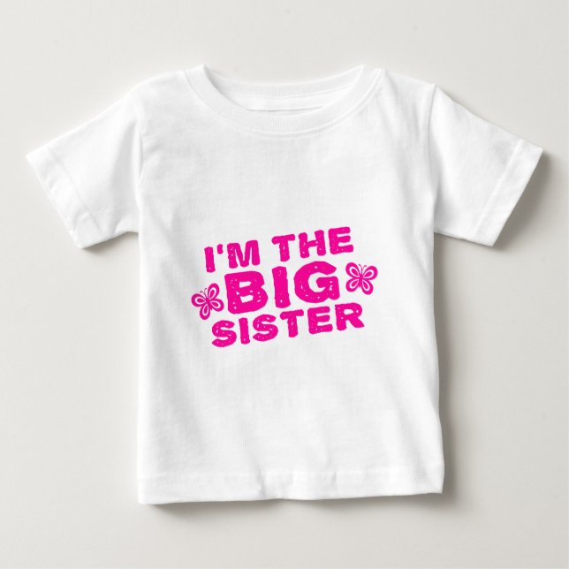 T-shirt Pour Bébé Grande soeur (Devant)