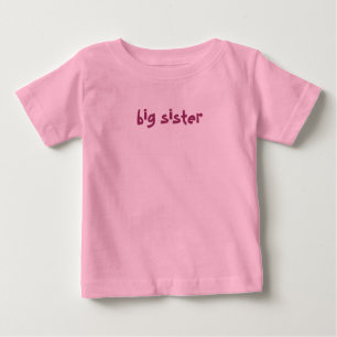 T-shirt Pour Bébé grande soeur