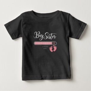 T-shirt Pour Bébé Grande Sœur 2025 Annonce de Grossesse en Attente