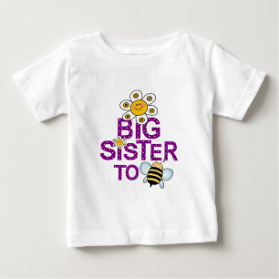 T-shirt Pour Bébé Grande soeur à être !