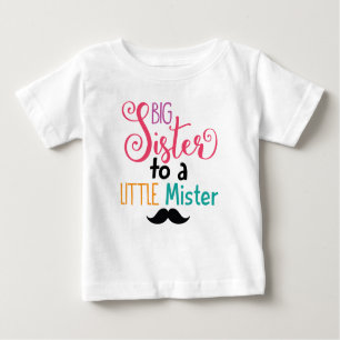 T-shirt Pour Bébé Grande soeur à petit Monsieur Shirt