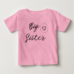 T-shirt Pour Bébé Grande soeur Chemise, Grande Chemise, Petite Soeur