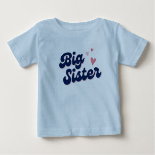 T-shirt Pour Bébé grande soeur, grand cadeau de soeur, grande soeur