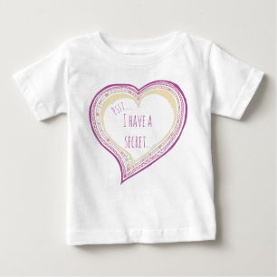 T-shirt Pour Bébé Grande soeur révèle que j'ai un secret
