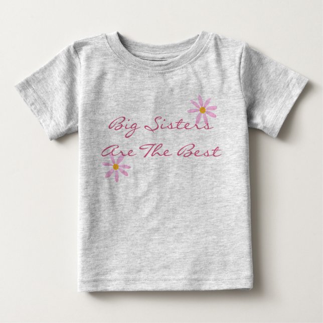 T-shirt Pour Bébé grandes soeurs (Devant)